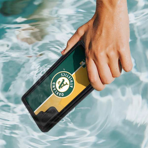 MLB Oakland Athletics Split Galaxy Note 10 Waterproof Case