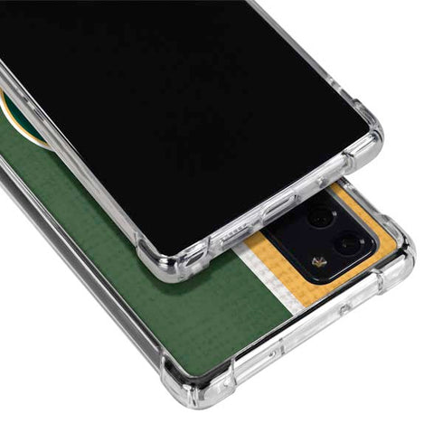 MLB Oakland Athletics Split Galaxy Note20 5G Clear Case