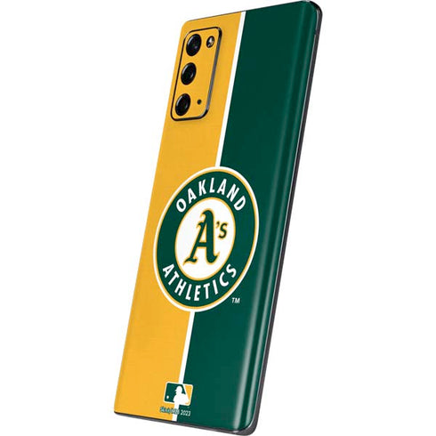 MLB Oakland Athletics Split Galaxy Note20 5G Skin