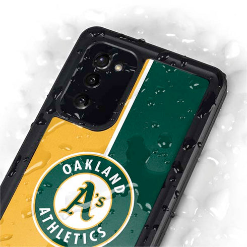 MLB Oakland Athletics Split Galaxy Note20 5G Waterproof Case