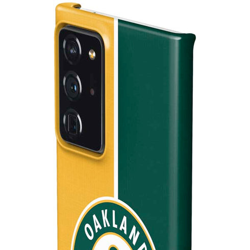 MLB Oakland Athletics Split Galaxy Note20 Ultra 5G Lite Case