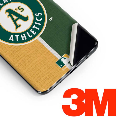 MLB Oakland Athletics Split Galaxy S10 Skin