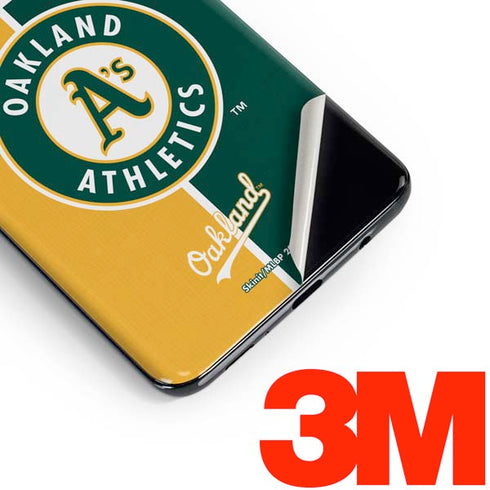 MLB Oakland Athletics Split Galaxy S10e Skin