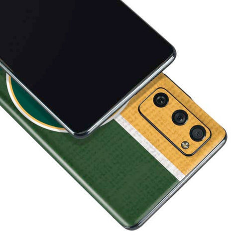 MLB Oakland Athletics Split Galaxy S20 Fan Edition Skin