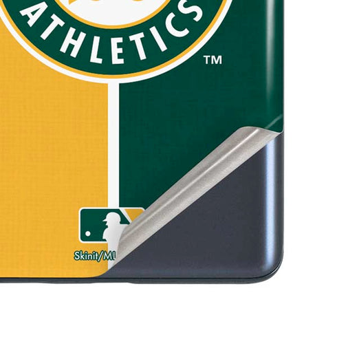 MLB Oakland Athletics Split Galaxy S20 Fan Edition Skin