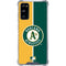 MLB Oakland Athletics Split Galaxy S20 FE Clear Case