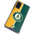 MLB Oakland Athletics Split Galaxy S20 FE Clear Case