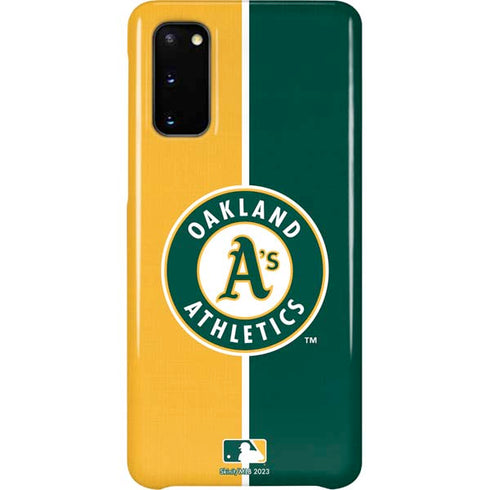 MLB Oakland Athletics Split Galaxy S20 Lite Case