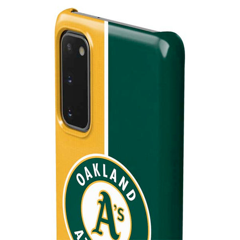MLB Oakland Athletics Split Galaxy S20 Lite Case