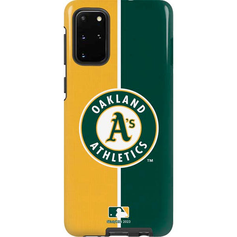 MLB Oakland Athletics Split Galaxy S20 Plus Pro Case