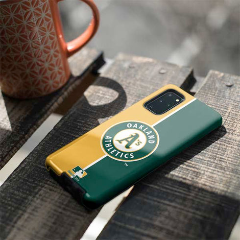MLB Oakland Athletics Split Galaxy S20 Plus Pro Case