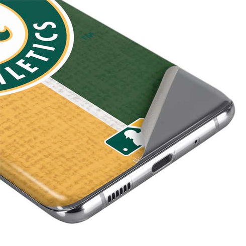 MLB Oakland Athletics Split Galaxy S20 Plus Skin