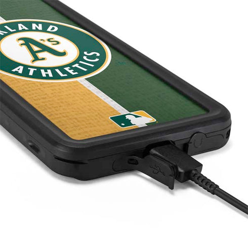 MLB Oakland Athletics Split Galaxy S20 Plus Waterproof Case