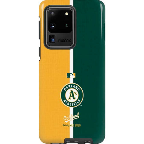 MLB Oakland Athletics Split Galaxy S20 Ultra 5G Pro Case