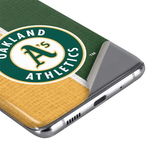 MLB Oakland Athletics Split Galaxy S20 Ultra 5G Skin