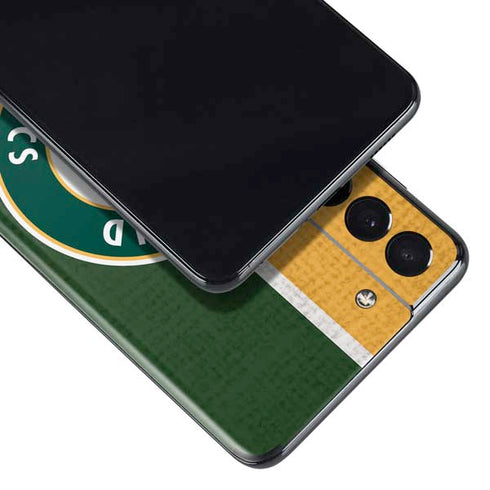 MLB Oakland Athletics Split Galaxy S21 5G Skin