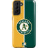 MLB Oakland Athletics Split Galaxy S21 FE Pro Case