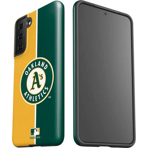 MLB Oakland Athletics Split Galaxy S21 Plus 5G Pro Case