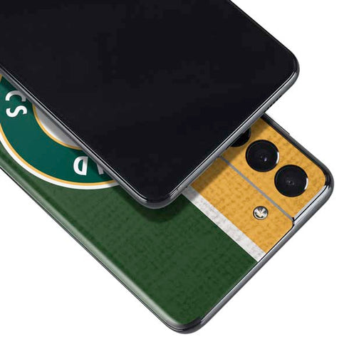 MLB Oakland Athletics Split Galaxy S21 Plus 5G Skin