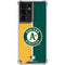 MLB Oakland Athletics Split Galaxy S21 Ultra 5G Clear Case