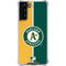 MLB Oakland Athletics Split Galaxy S22 Plus Clear Case