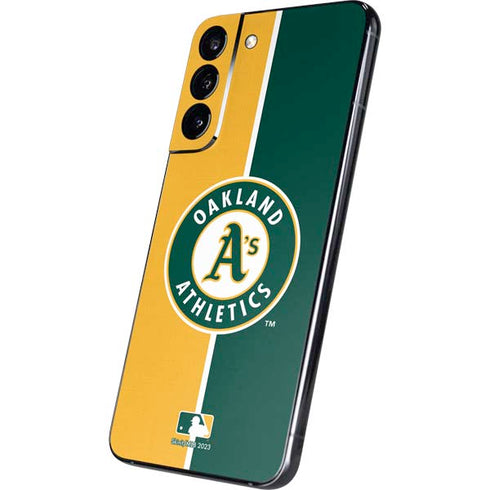 MLB Oakland Athletics Split Galaxy S22 Plus Skin