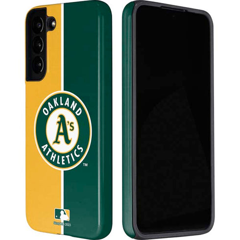 MLB Oakland Athletics Split Galaxy S22 Pro Case