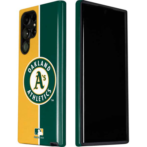 MLB Oakland Athletics Split Galaxy S22 Ultra Pro Case