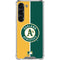 MLB Oakland Athletics Split Galaxy S23 Clear Case