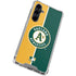 MLB Oakland Athletics Split Galaxy S23 FE Clear Case