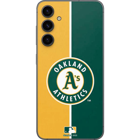 MLB Oakland Athletics Split Galaxy S23 FE Skin