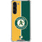 MLB Oakland Athletics Split Galaxy S23 Plus Clear Case