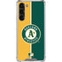 MLB Oakland Athletics Split Galaxy S23 Plus Clear Case