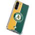 MLB Oakland Athletics Split Galaxy S23 Plus Clear Case