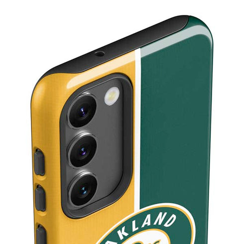 MLB Oakland Athletics Split Galaxy S23 Pro Case