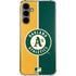 MLB Oakland Athletics Split Galaxy S24 Plus Clear Case