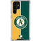 MLB Oakland Athletics Split Galaxy S24 Ultra Clear Case