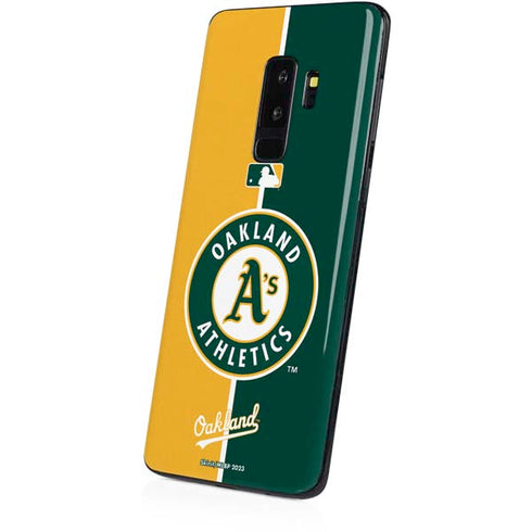 MLB Oakland Athletics Split Galaxy S9 Plus Skin