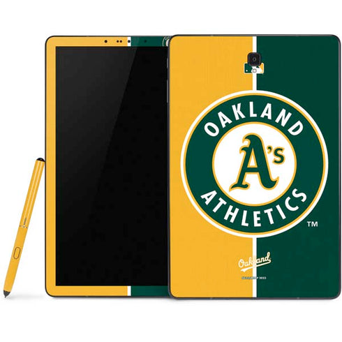 MLB Oakland Athletics Split Samsung Galaxy Tab Skin
