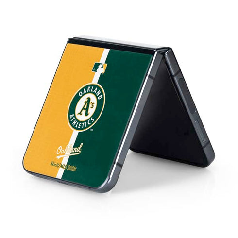 MLB Oakland Athletics Split Galaxy Z Flip5 5G Skin
