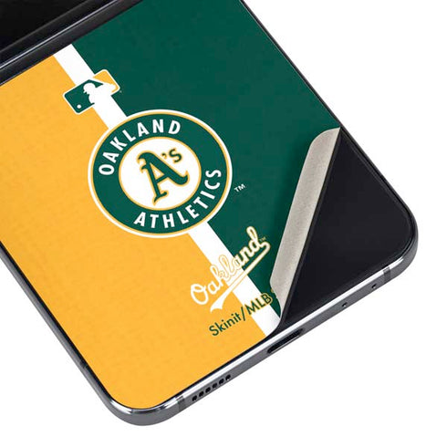 MLB Oakland Athletics Split Galaxy Z Flip5 5G Skin