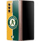 MLB Oakland Athletics Split Galaxy Z Fold2 5G Skin