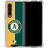 MLB Oakland Athletics Split Galaxy Z Fold4 5G Clear Case