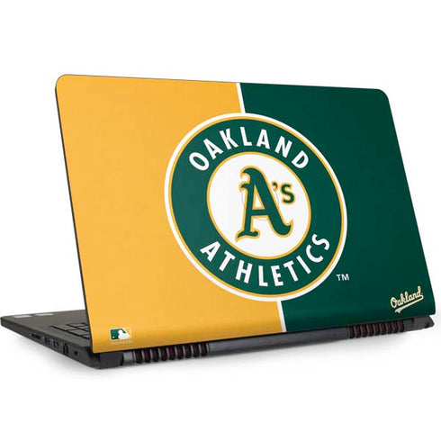 MLB Oakland Athletics Split Dell Inspiron Skin