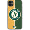 MLB Oakland Athletics Split iPhone 11 Clear Case