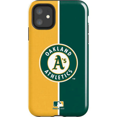 MLB Oakland Athletics Split iPhone 11 Impact Case
