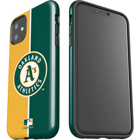 MLB Oakland Athletics Split iPhone 11 Impact Case