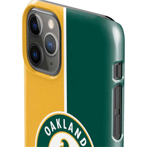 MLB Oakland Athletics Split iPhone 11 Pro Lite Case