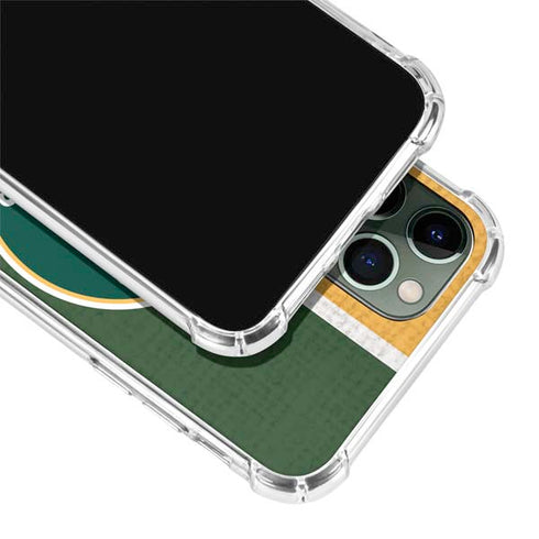 MLB Oakland Athletics Split iPhone 11 Pro Max Clear Case