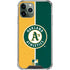 MLB Oakland Athletics Split iPhone 11 Pro Max Clear Case